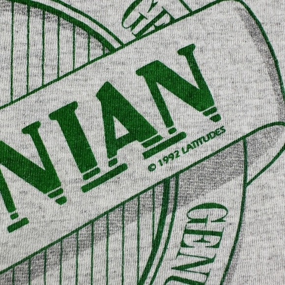 Vintage Oregonian Shirt Mens Large Gray Single Stitch Graphic Anvil USA 90s Tee - Picture 4 of 12